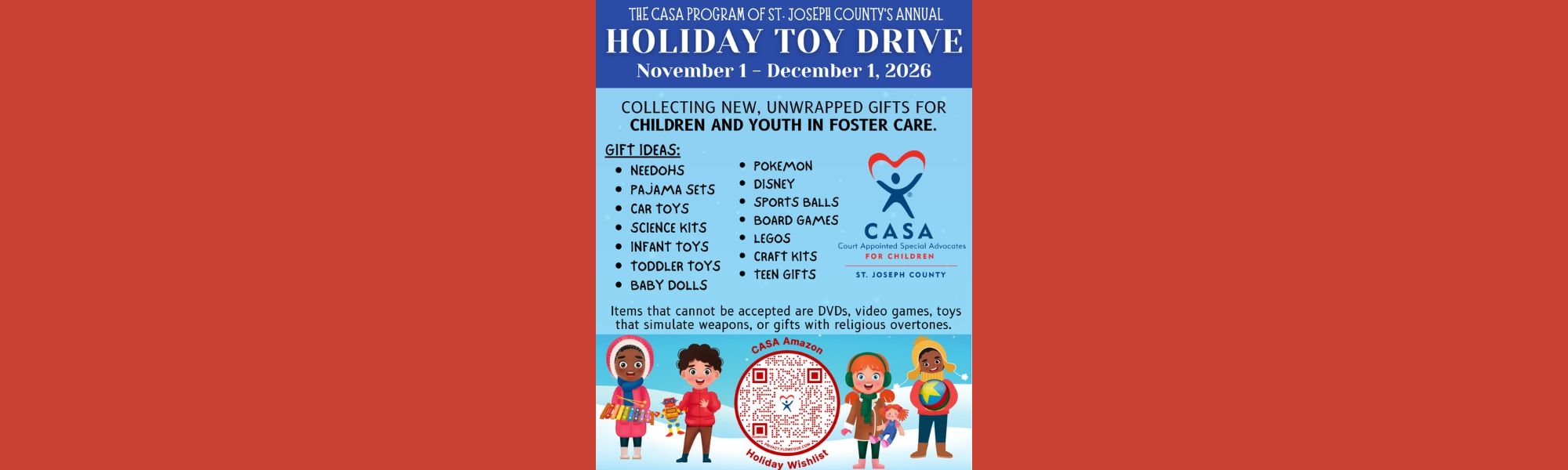 Holiday Toy Drive Flyer
