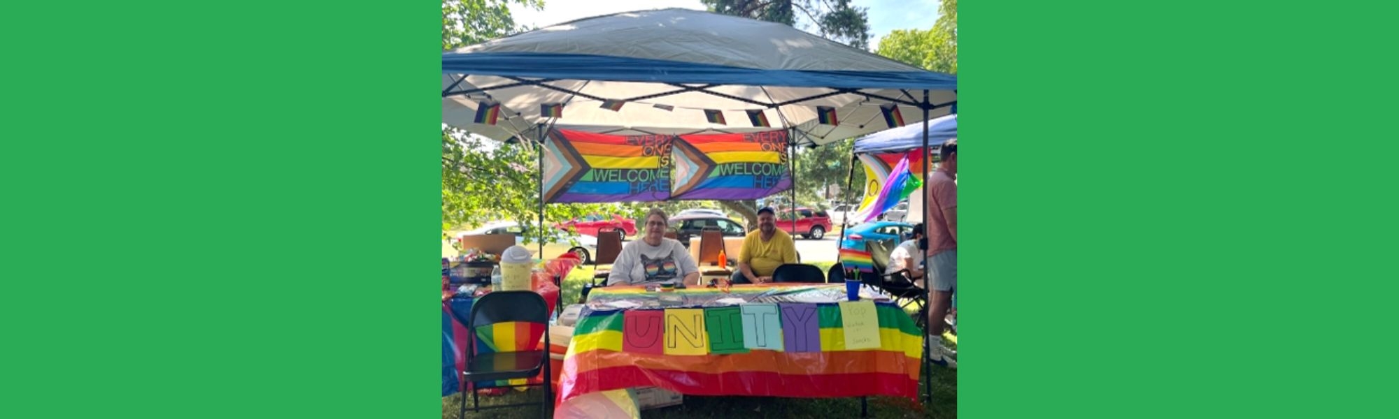 Unity's Booth at Pride Fest 