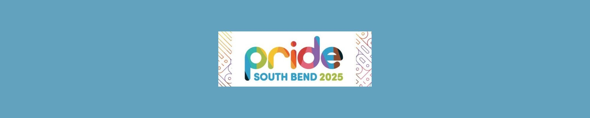 "Pride" in rainbow colors