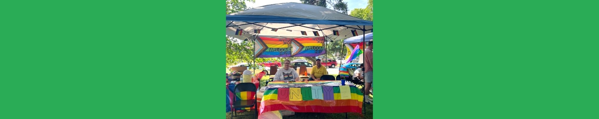 Unity Booth at Pride Fest