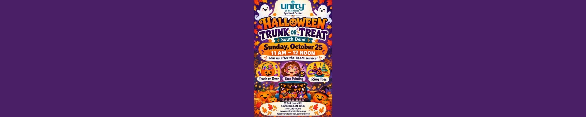Ghosts, pumpkins, and event info